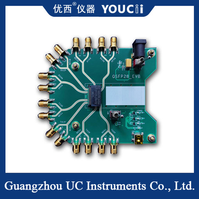 Ενεργός πίνακας QSFP+ δοκιμής αξιολόγησης απόδοσης ενότητας QSFP28 EVB