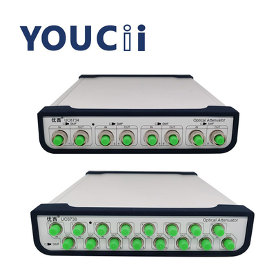 μεταβλητή οπτική σειρά 0~45dB μείωσης εξασθενητών 4Ch 8CH